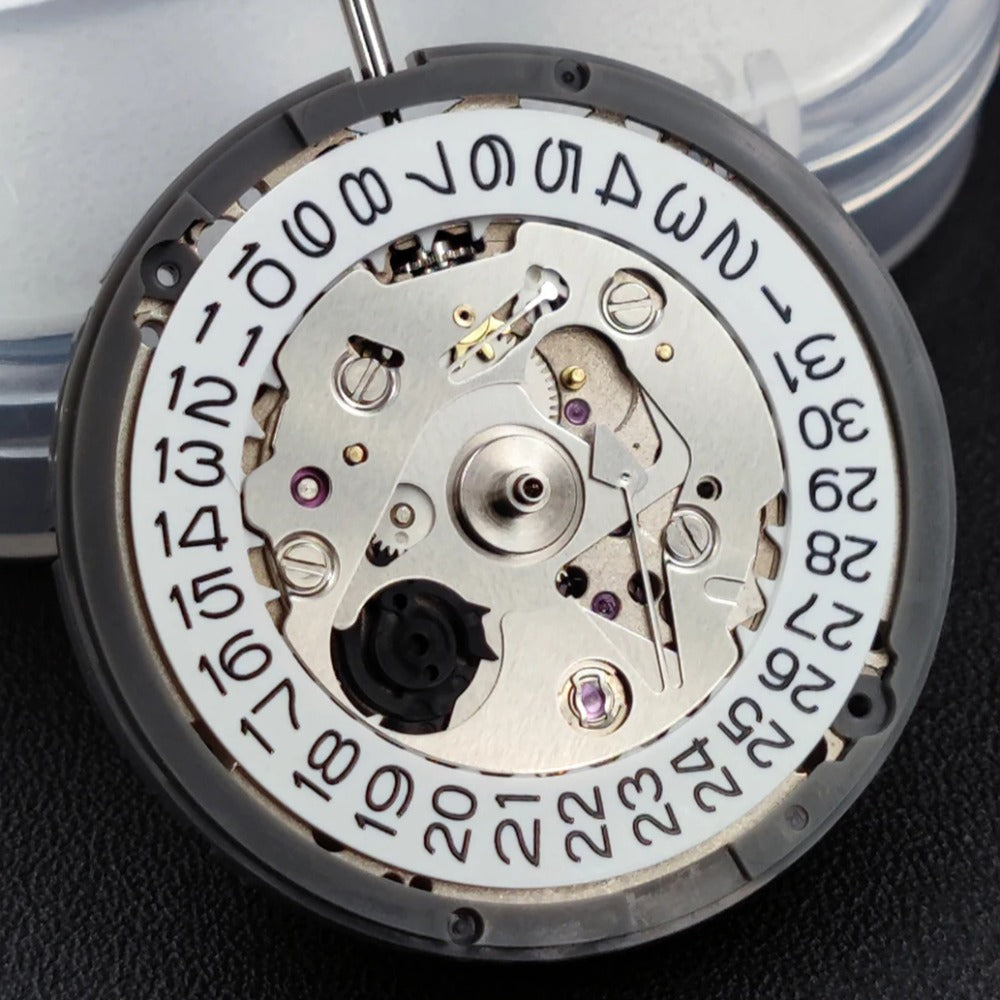 Modified NH35 Mechanical Left-Handed Date At 9 Single Calendar Watch Part