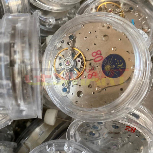 Automatic mechanical watch movement for practice, China-made, ideal for disassembled watch repair and learning.