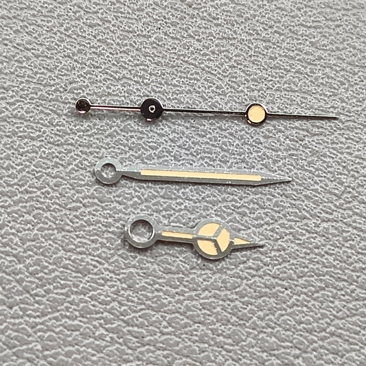 Canonical Luminous Silver Trim Watch Hands for Miytota 8215 Mingzhu 2813/8200/821A