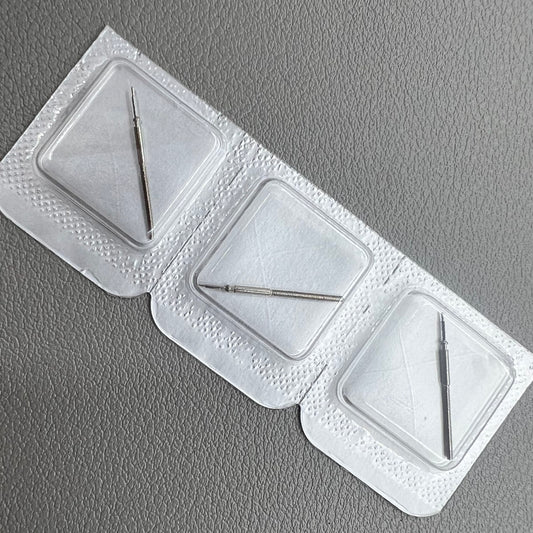 Replacement watch winding stems set for ETA F06.111 movement, durable and precise.