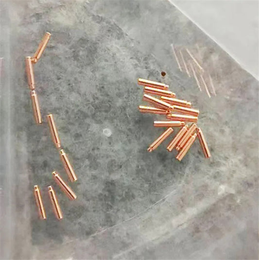 1. Assortment of 160 watch dial feet in 8 sizes for precise watch movement repairs.