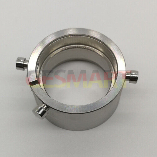Stainless steel ETA 7750 watch movement holder for precise repair and assembly.
