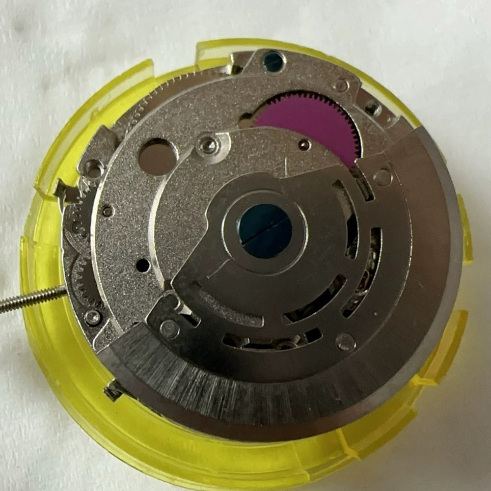 Mingzhu 8205 mechanical watch movement featuring small seconds subdial at 6 o'clock, China made.