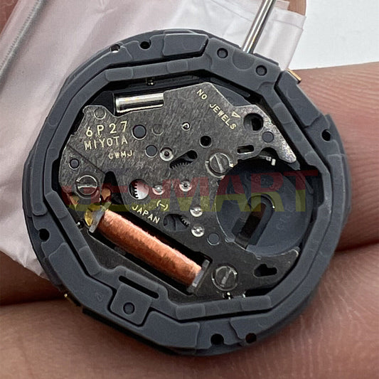 Miyota Citizen 6P27 Japan quartz watch movement for precise timekeeping and reliable repairs.