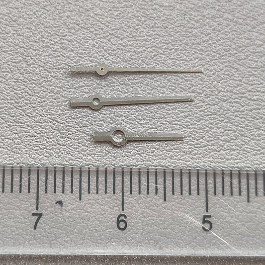 NO Luminous Silver Trim Watch Hands Set For NH35A/NH36A Movement