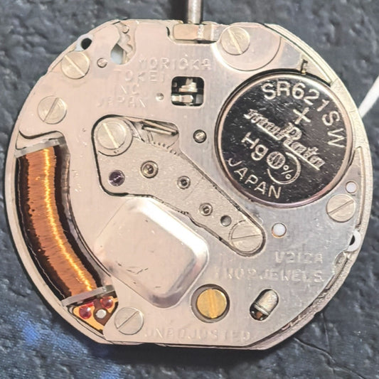 V212.A quartz watch movement with 3 hands, single calendar, no stem, high precision stock part