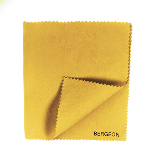 Bergeon 6719 pure cotton polishing cloth for gold and silver watch accessories maintenance.