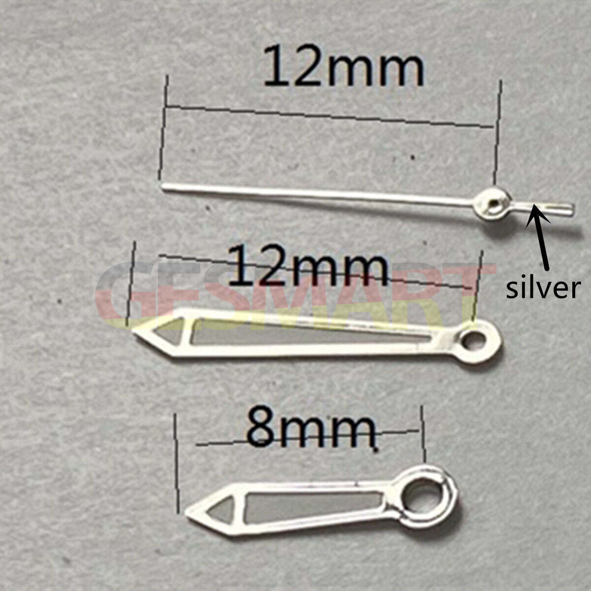 12 mm grüne leuchtende Uhrzeiger in Pfeilform für Miyota 2315 2035 2036 2115 2305