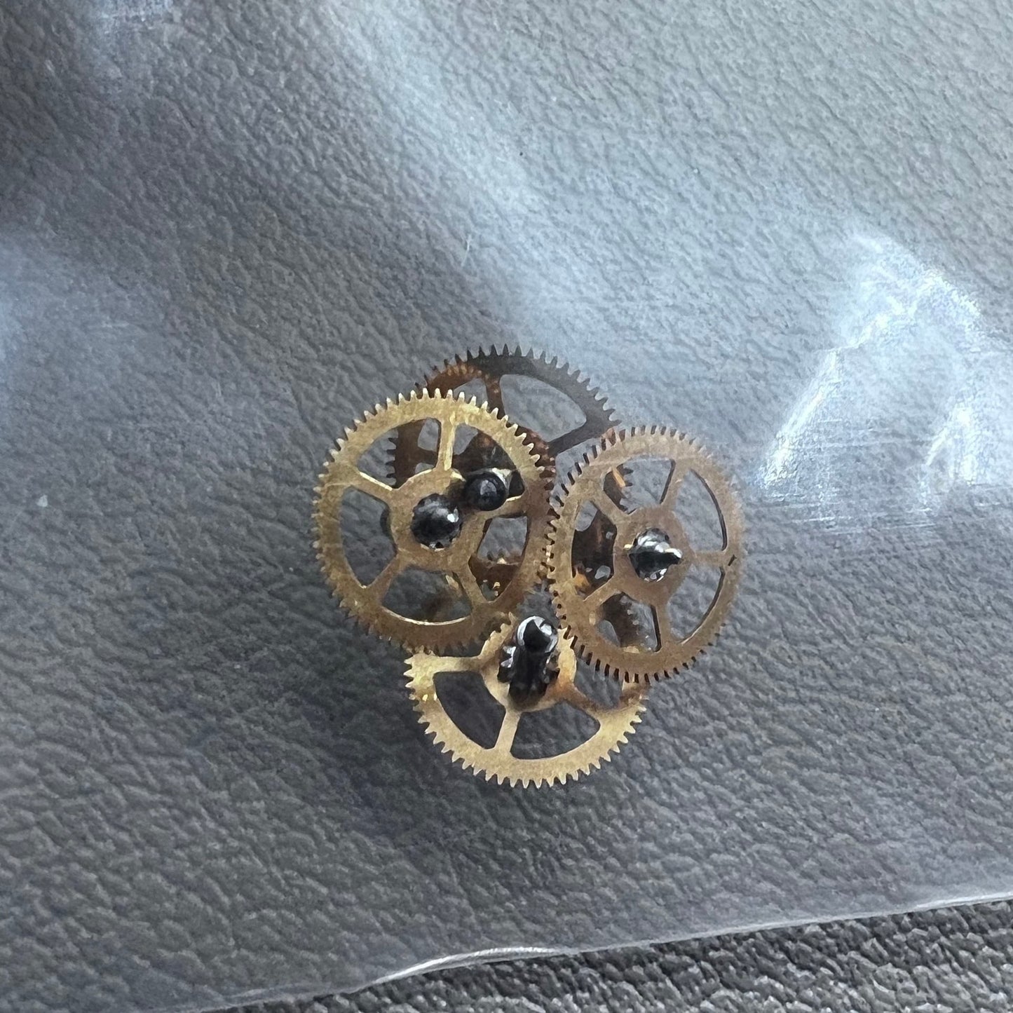 Set of 2 ETA C01.211 movement reduction wheels for precise watch accessory repair.