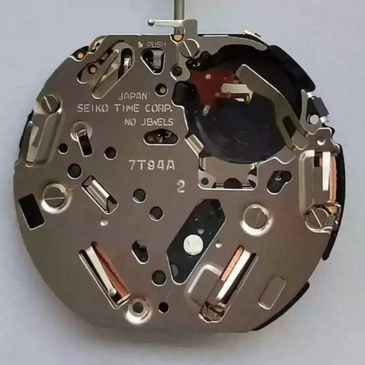 Seiko 7T94A quartz movement watch repair part, authentic Japan-made accessory.