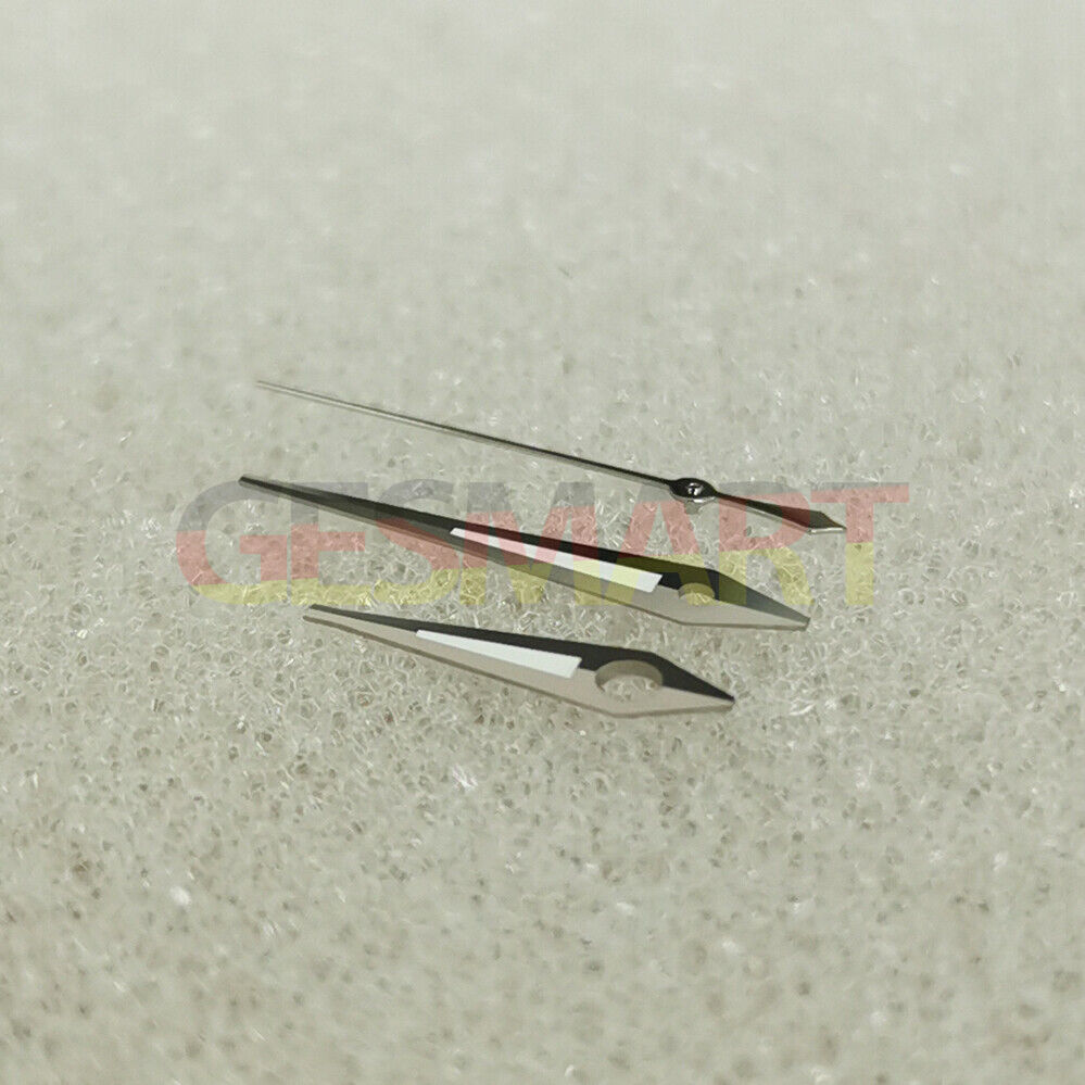 Green Luminous Silver Trim Classic Watch Hands for NH35/NH36/4R/7S Movement