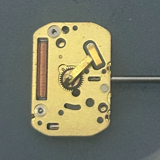 Japan Made Miyota 5R21 golden gilted quartz watch movement for precise timekeeping.