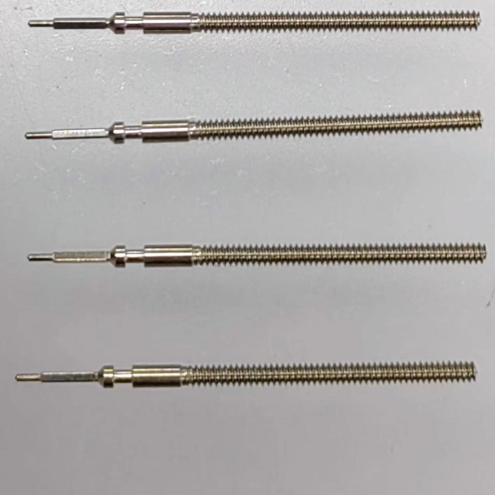 Set of 3 generic ISA watch winding stems for 220, 222, 230 movements, precise replacement parts