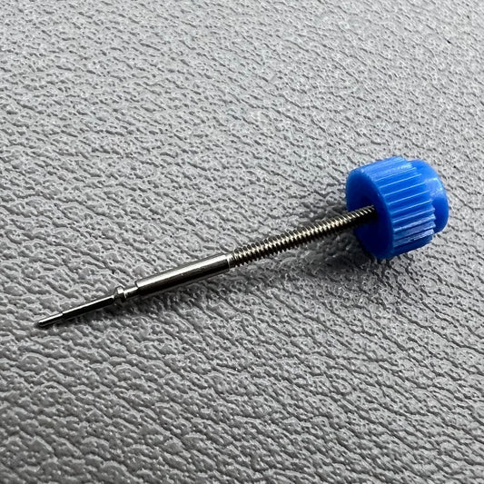 Swiss Watch Stem set of 5 for ETA F06.111 movement, precision replacement parts by Swiss brand.