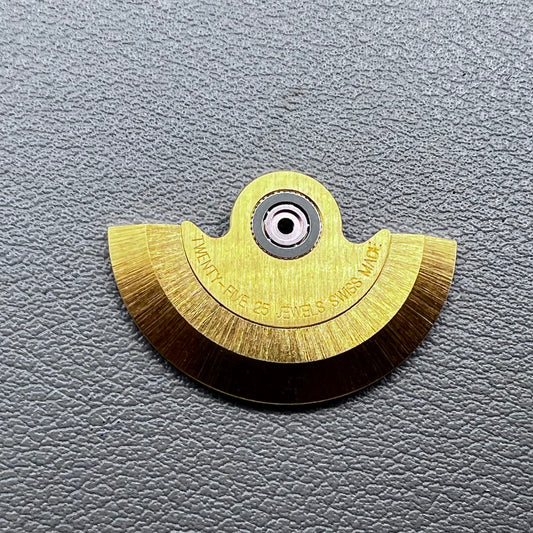 Golden Rotor PT5000 oscillating weight for ETA2824/PT5000 movement, enhances watch winding efficiency.