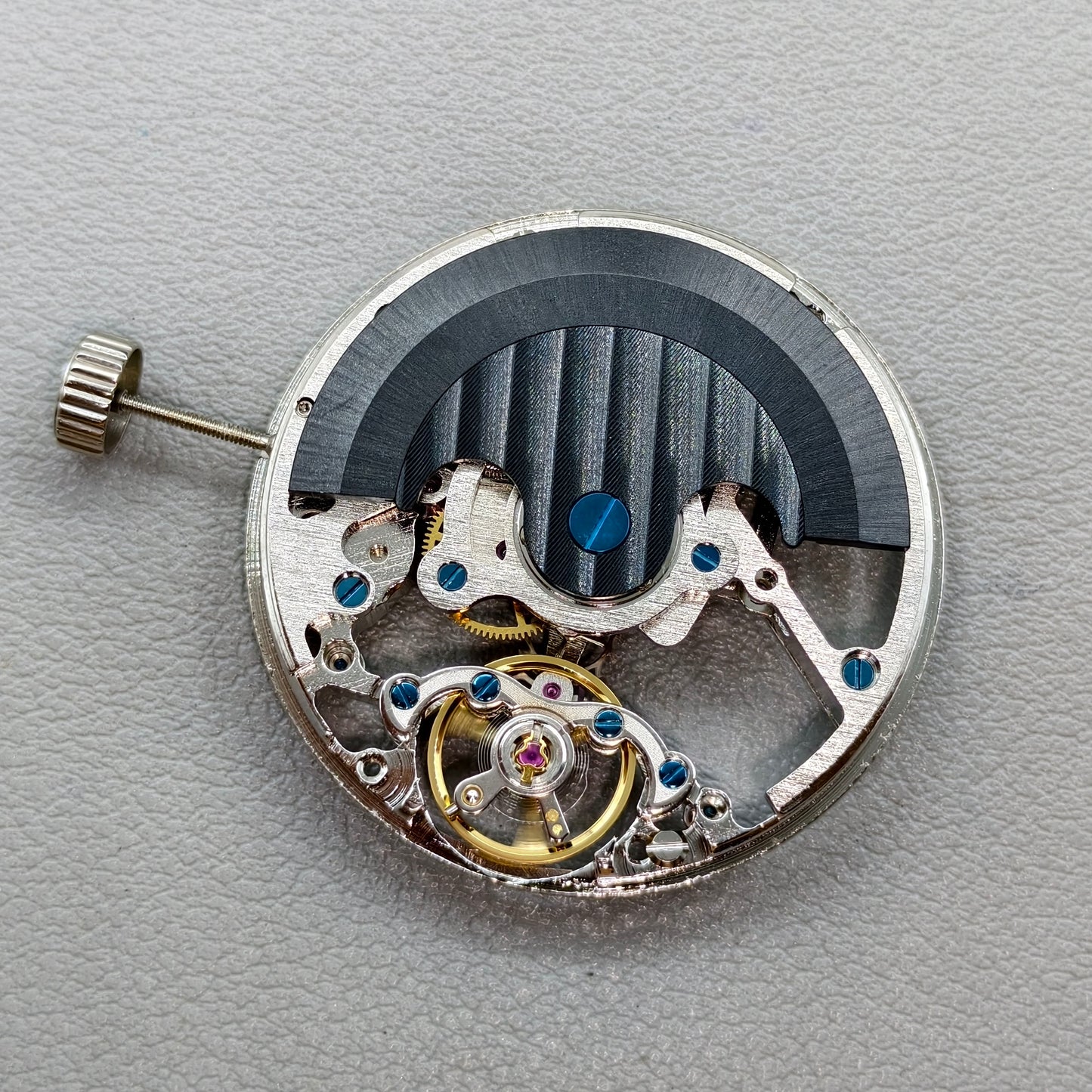 3 Hands Hollow Balance Automatic Mechanical Movement Wheel@6