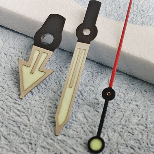 Matted C3 lume red second hand for Tuna SKX007 NH35/36 NH70/72 watch accessories.