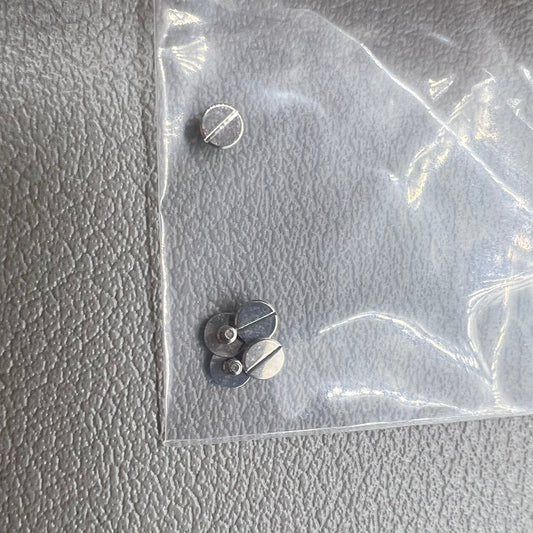 Set of 5 Generic Screws for Rotor Oscillating Weight, compatible with Miyota 8200 watch movement.