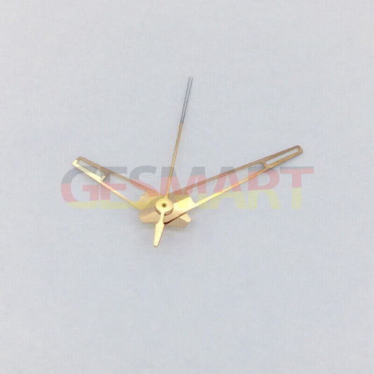 Green luminous rose gold watch hands for Asian 8215/2813 and Miyota 8N24 movements, sleek design.