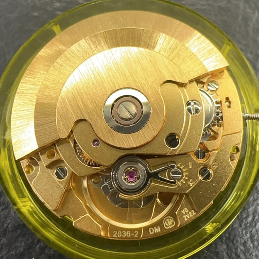 Tianjin Seagull 2836-2 V8 golden mechanical watch movement with double calendar, replacement for ETA2836-2.