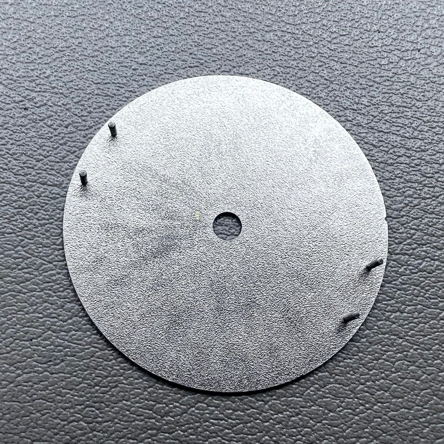 Dark blue 28.5mm watch dial with solar radiation pattern, fits China 2813 movement, stylish accessory.