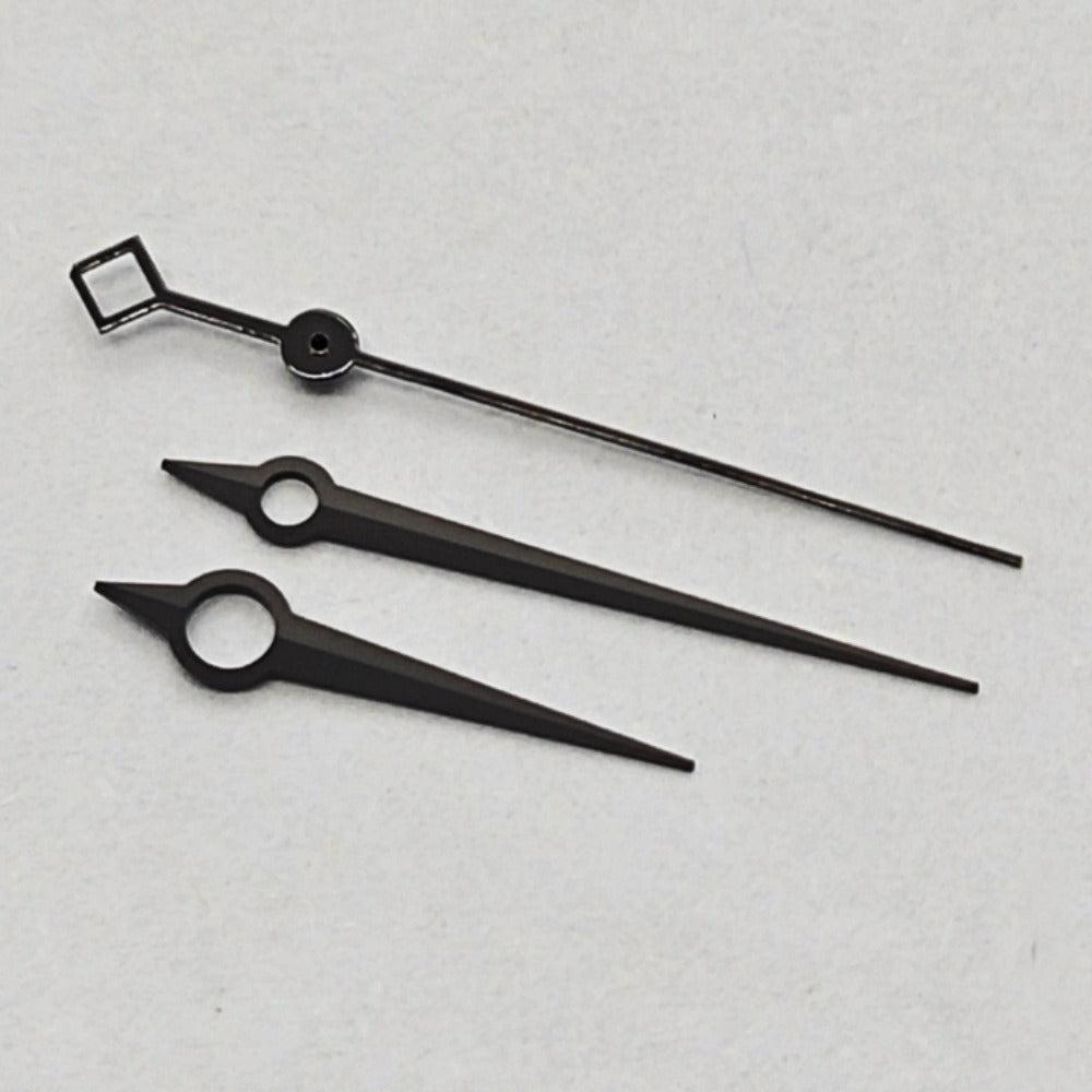 8mmx12mmx12.5mm Black Trim Watch Hands Set for ETA2824 2836 PT5000