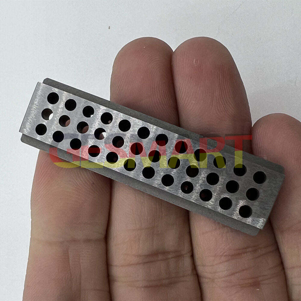 Bergeon 1902 steel staking block used for precise riveting in watch repair and assembly.
