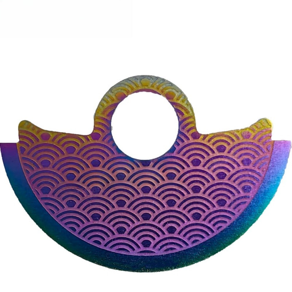 Colorful Wave Metal Rotor Oscillating Weight Overlay Fit for NH35 NH36 Movement