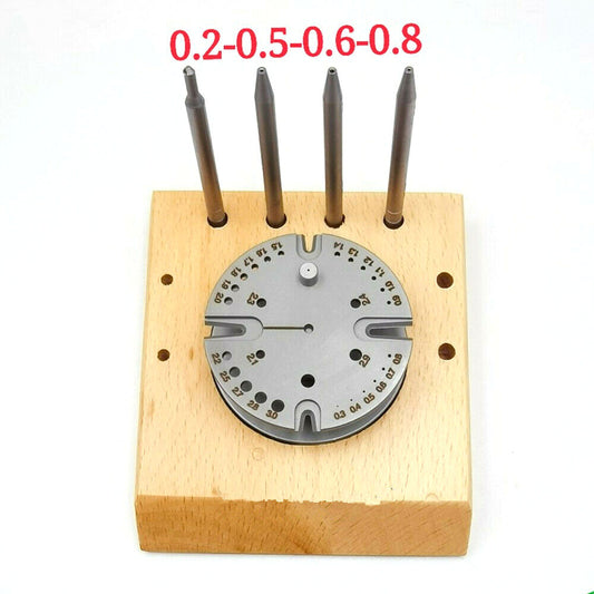 1. Precision watch balance staff and hairspring removal tool set for accurate watch repair.