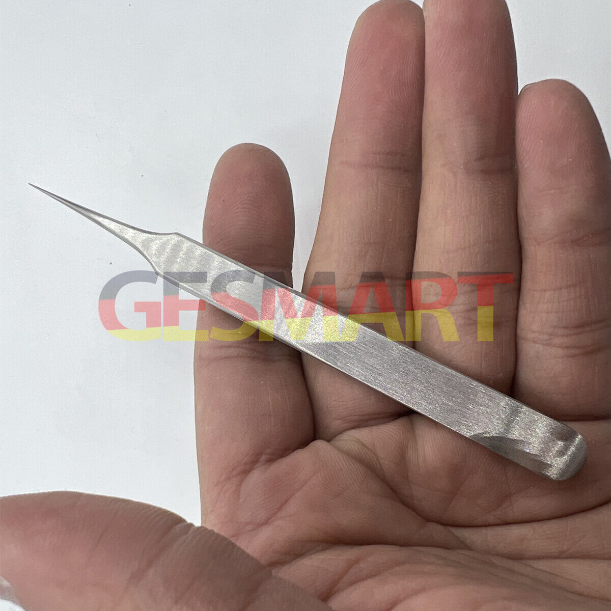 Horotec MSA12.302-4 antimagnetic steel tweezer ideal for precise watch repair and handling tasks.