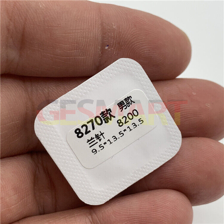 13,5 mm grün leuchtende Herrenuhrzeiger für Miyota 8200 8205 Uhrwerk 8270