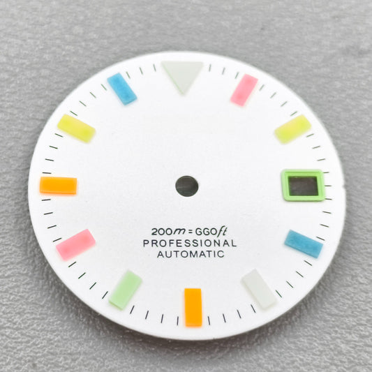 watch dial with S logo