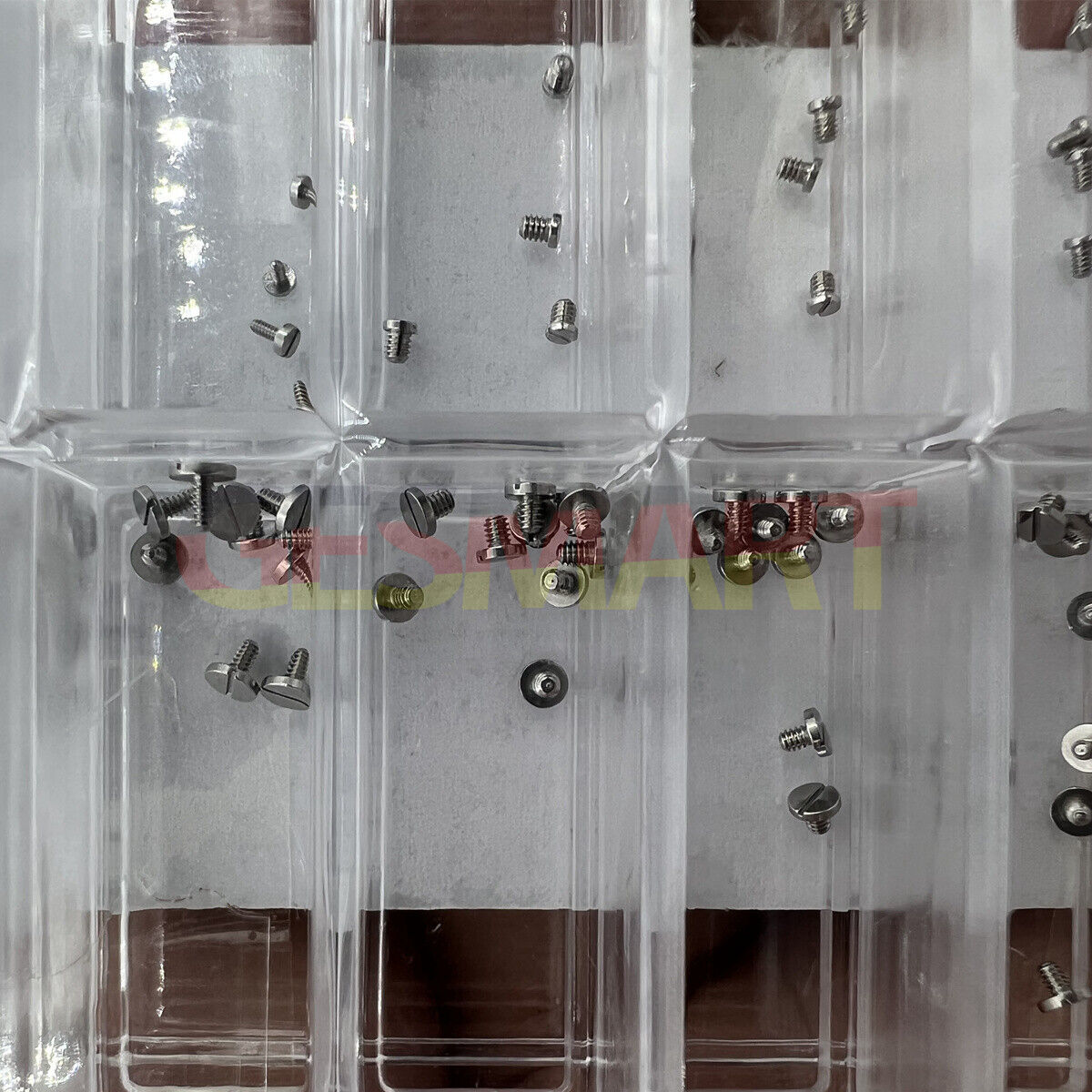 High End S/S Mini Screws for Case Back, Straight Line Head, 8 Sizes, 180PCS