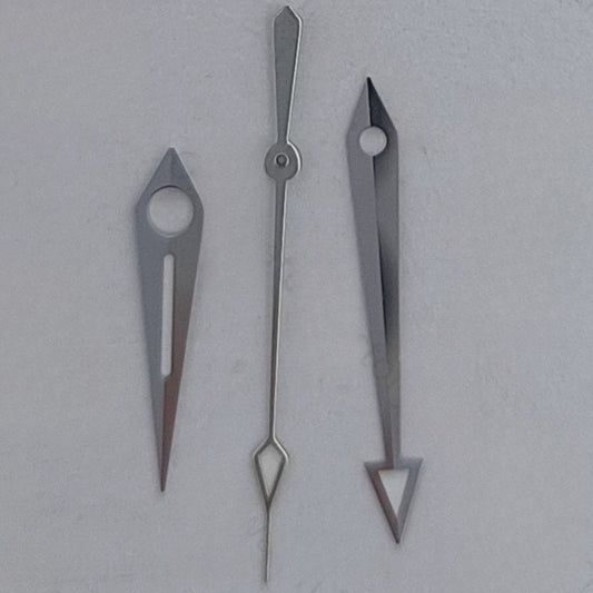 8X12X13mm Silver Trim Arrow Shape Watch Hands For NH35 NH37 NH38