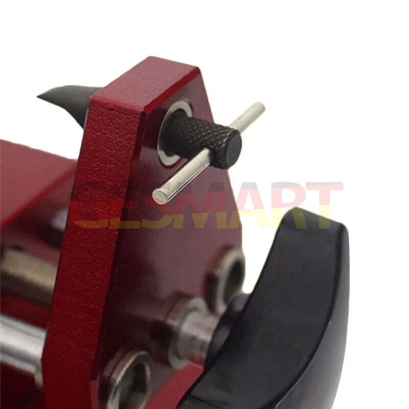 Watch Repair Tool 07115, snap-on case opener for accurate watch back removal on workbench.