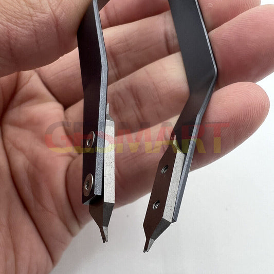 Stainless steel spring bar tweezer by 7825 for precise lug removal and watch band fitting.
