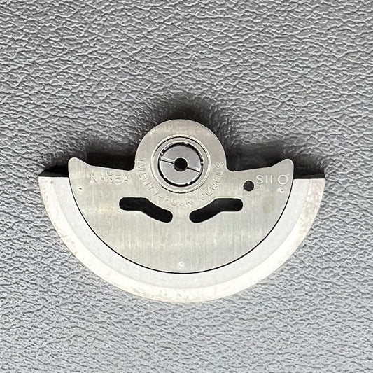 Silver rotor oscillating weight by Generic for Seiko NH35 NH36 7S26A watch movement replacement