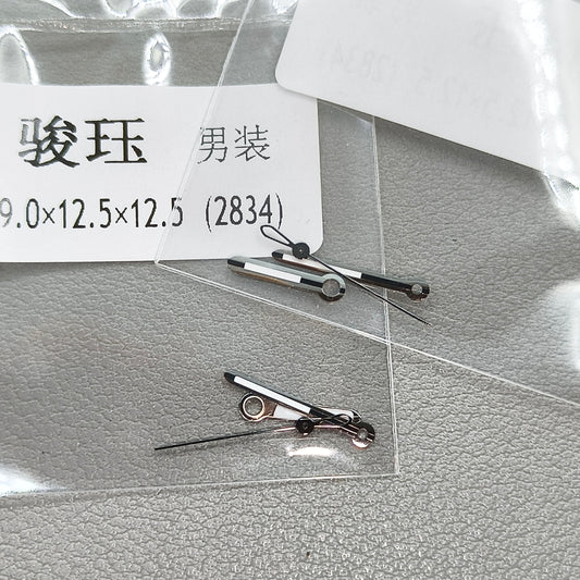 2 Sets Modified Silver Trim Watch Hands for ETA 2824 2834 2836 2846 Movement
