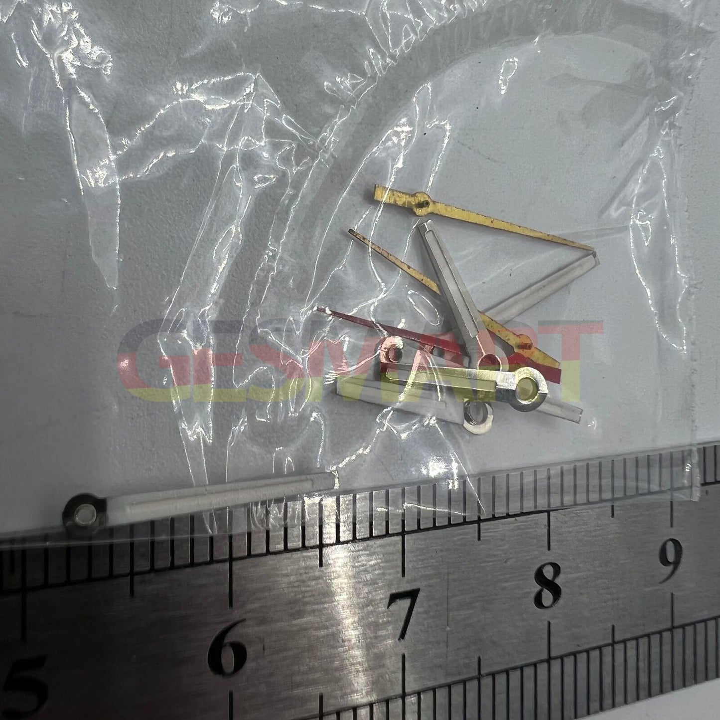 Aiguilles de montre luminescentes argentées pour mouvement à quartz Miyota 2035 P1-H4-C120