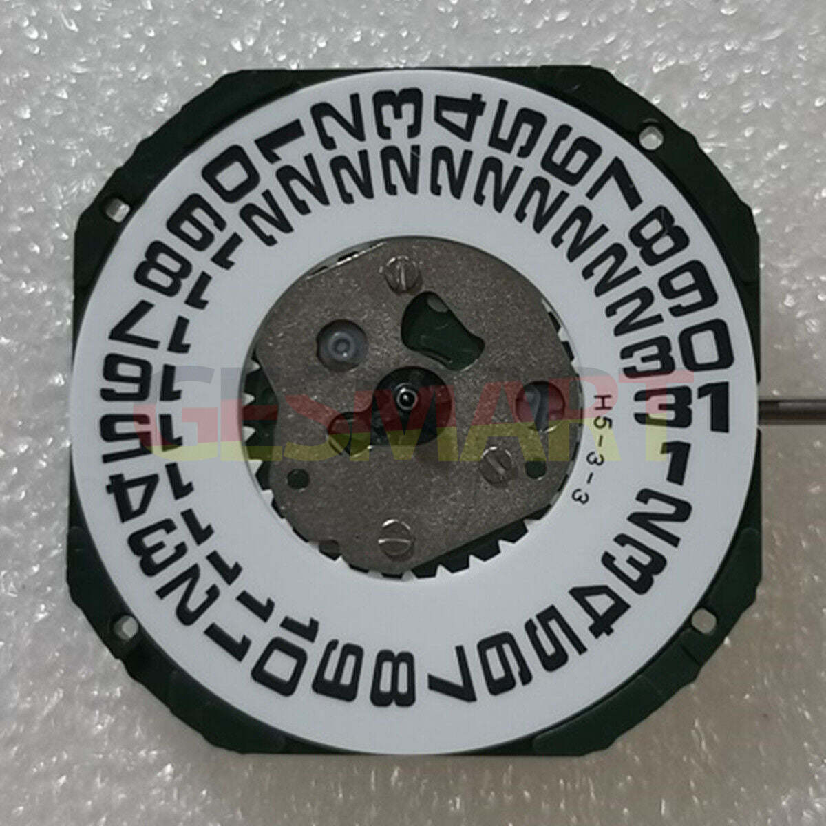 Brandneues Quarzwerk Miyota 2353, 3 Zeiger, Datum bei 3, Uhrwerk mit Uhrenschaft