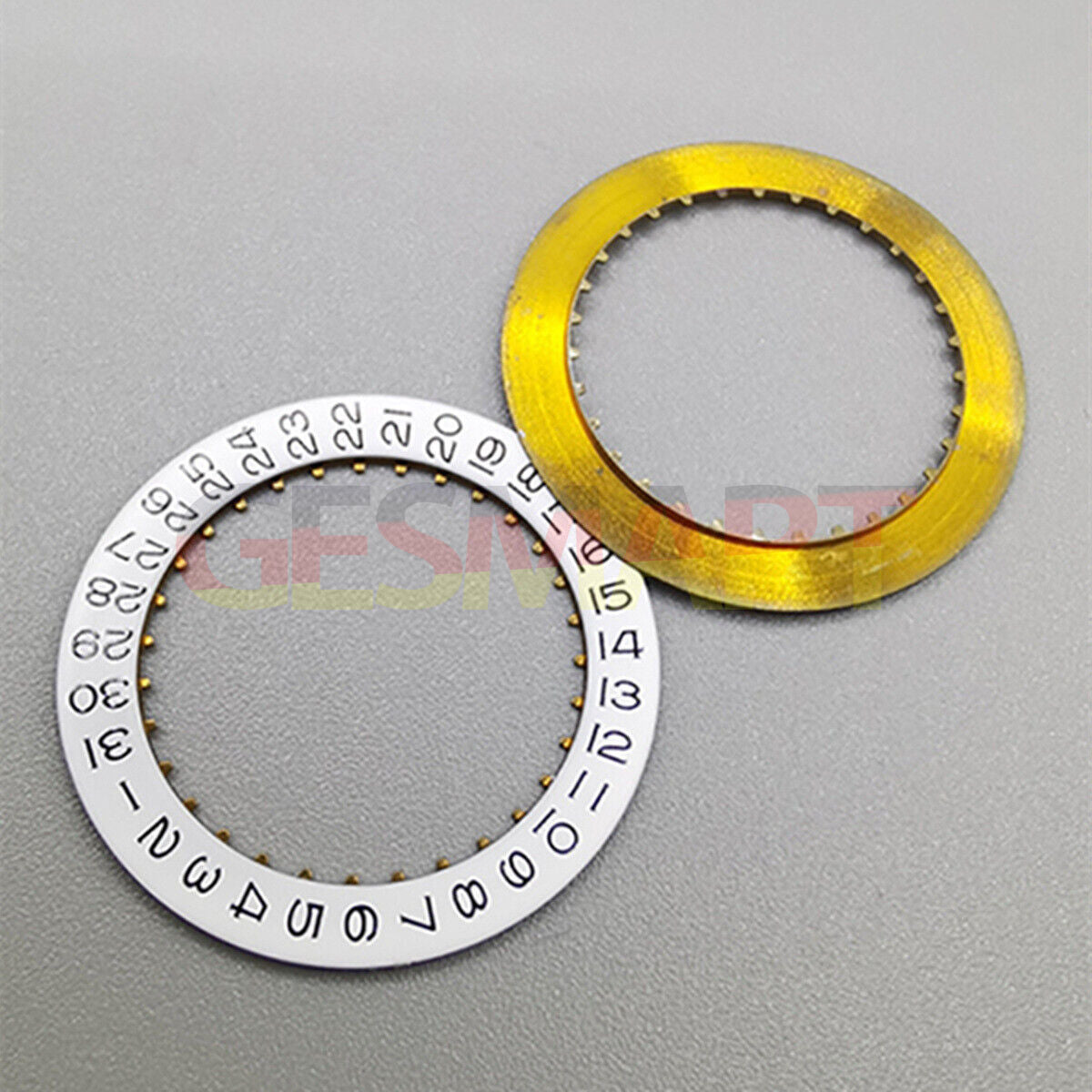 Black font white date wheel for ETA2836 movement, date at 3 o?clock, precision watch part