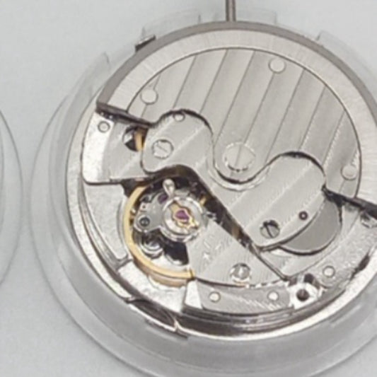 Seagull ST16 mechanical watch movement with moon phase and small seconds at 6/9/12 positions, China made.