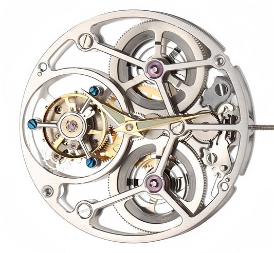 Hangzhou 36K0E Hollow Manual Tourbillon Mechanical Movement 2 Hands