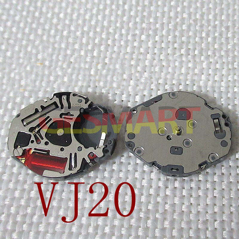 Hattori Epson TMI VJ20C quartz watch movement, Japan-made precision for reliable timekeeping.