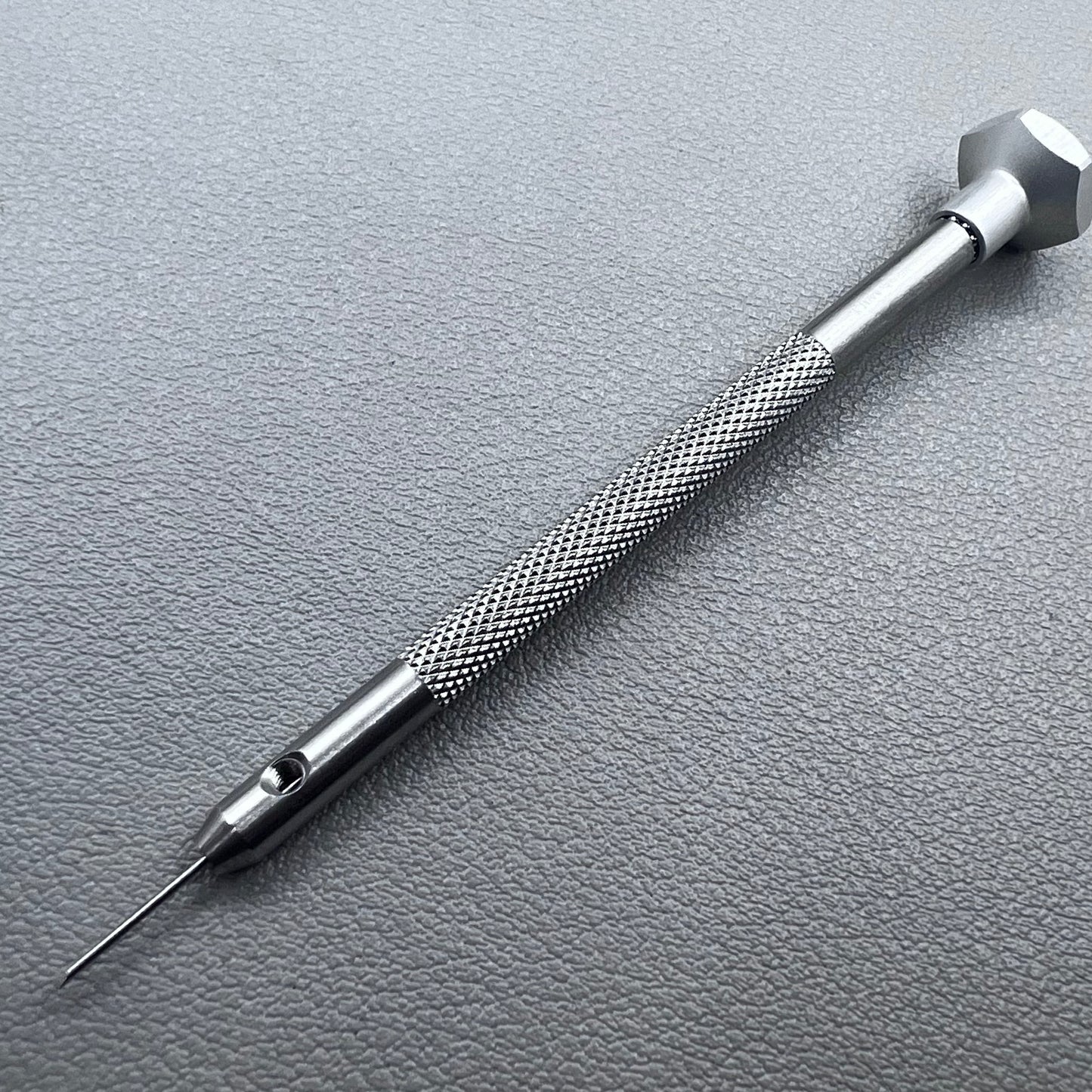 Horotec MSA01.201-060 aluminum screwdriver with ball bearings for precise watch accessory repairs.
