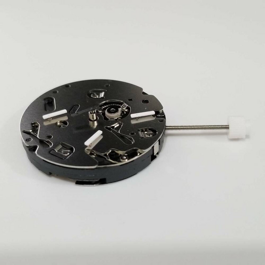 Silver ISA 9238 quartz watch repair part, precision movement component for accessories.