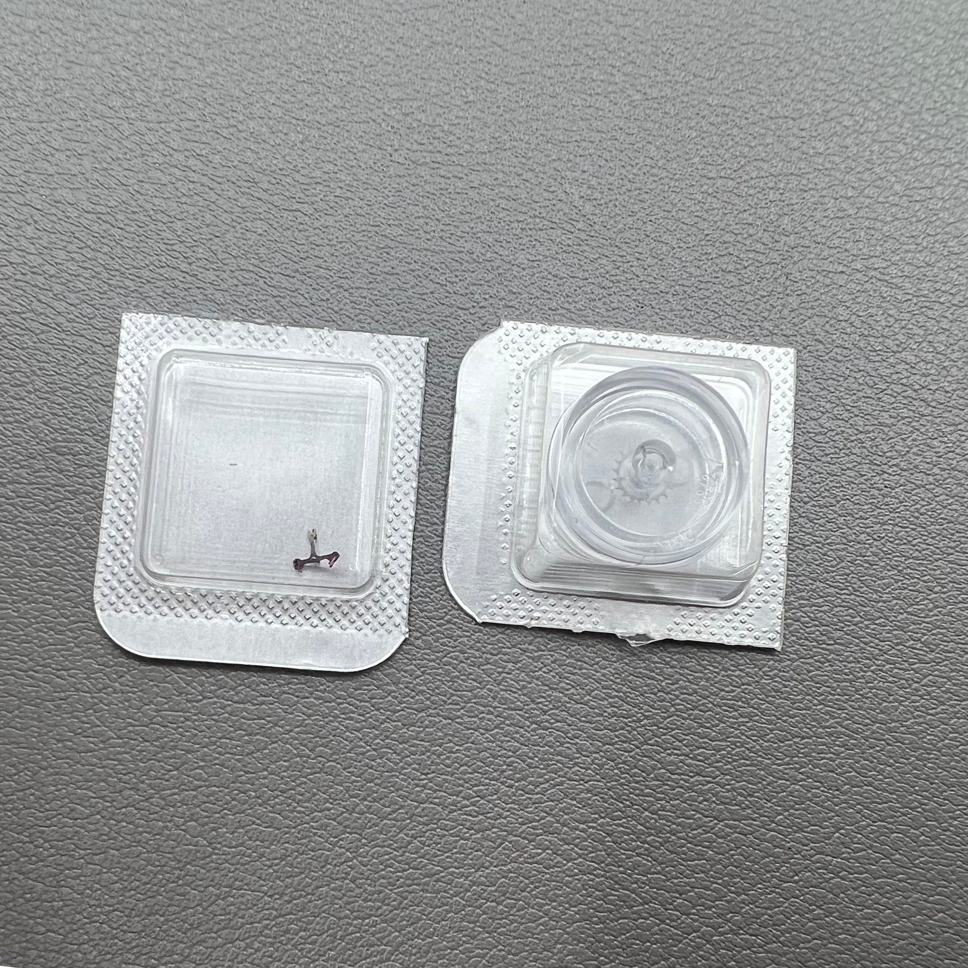 Swiss Watch Silver Metal 80-Hour Pallet Fork and Escape Wheel for C07.611 Movement, precise watch accessory.