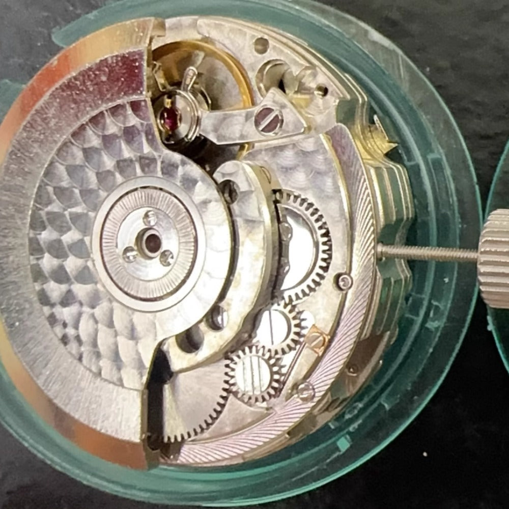 Tianjin Seagull ST2528 watch movement showcasing multifunctional perpetual calendar features.