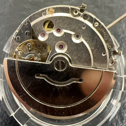 Dandong Silver watch accessory with Chinese 8205 mechanical movement, small seconds at 3, 6, and 9 o'clock.