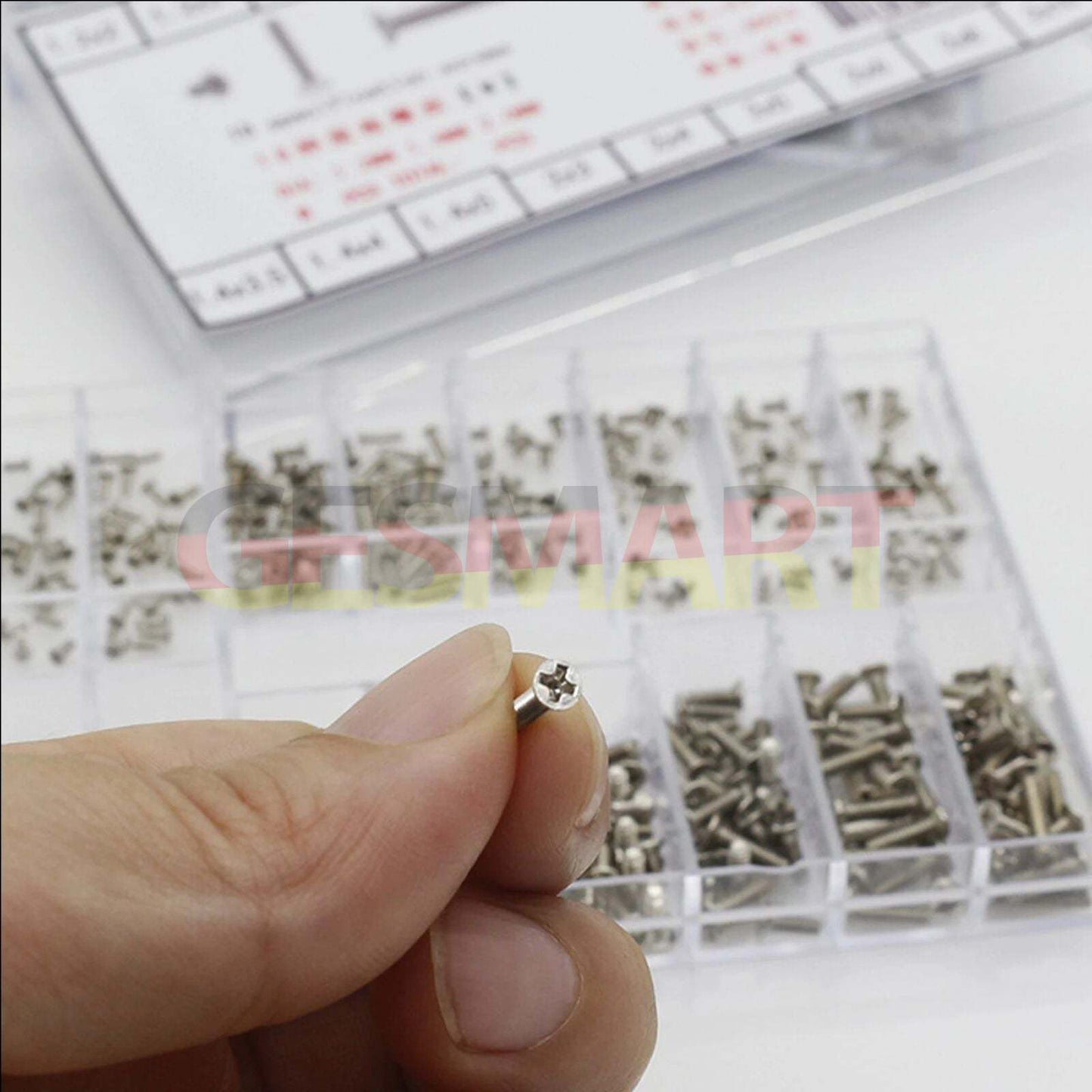 Assorted watch repair screws, perfect for jewelry fixing and precision adjustments.